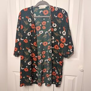 Floral Women's Cape Jacket
